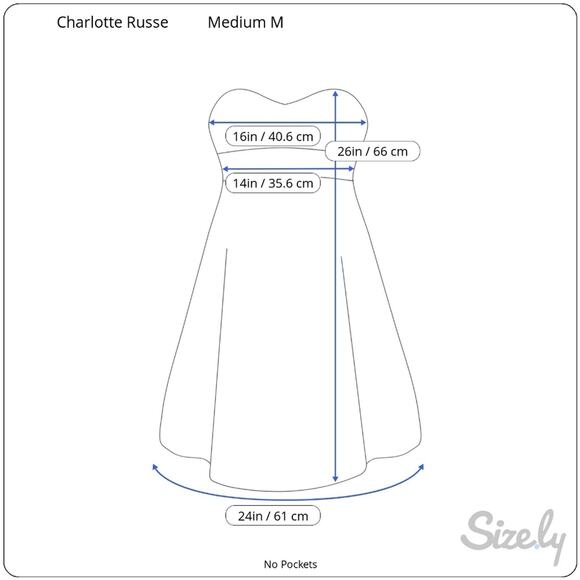 CHARLOTTE RUSSE Strapless Pink Red Cream Floral Bubble Hem Dress Womens Medium M - Picture 2 of 8